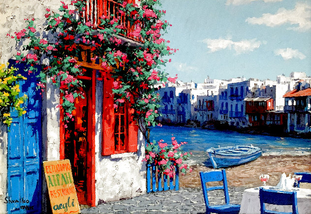 Afternoon in Mykonos 2009 - Huge - Greece Limited Edition Print by Viktor Shvaiko