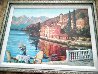Lake Como Blue 2015 Embellished - Italy Limited Edition Print by Viktor Shvaiko - 4