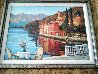 Lake Como Blue 2015 Embellished - Italy Limited Edition Print by Viktor Shvaiko - 3