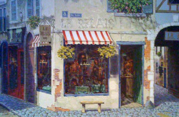 Le Relais AP 1999 Embellished Limited Edition Print - Viktor Shvaiko Le Relais AP 1999 Embellished Limited Edition Print - Viktor Shvaiko