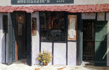 Fascinating Picture (Ottomanelli's) 39x57 1995 Original Painting - Viktor Shvaiko Fascinating Picture (Ottomanelli's) 39x57 1995 Original Painting - Viktor Shvaiko