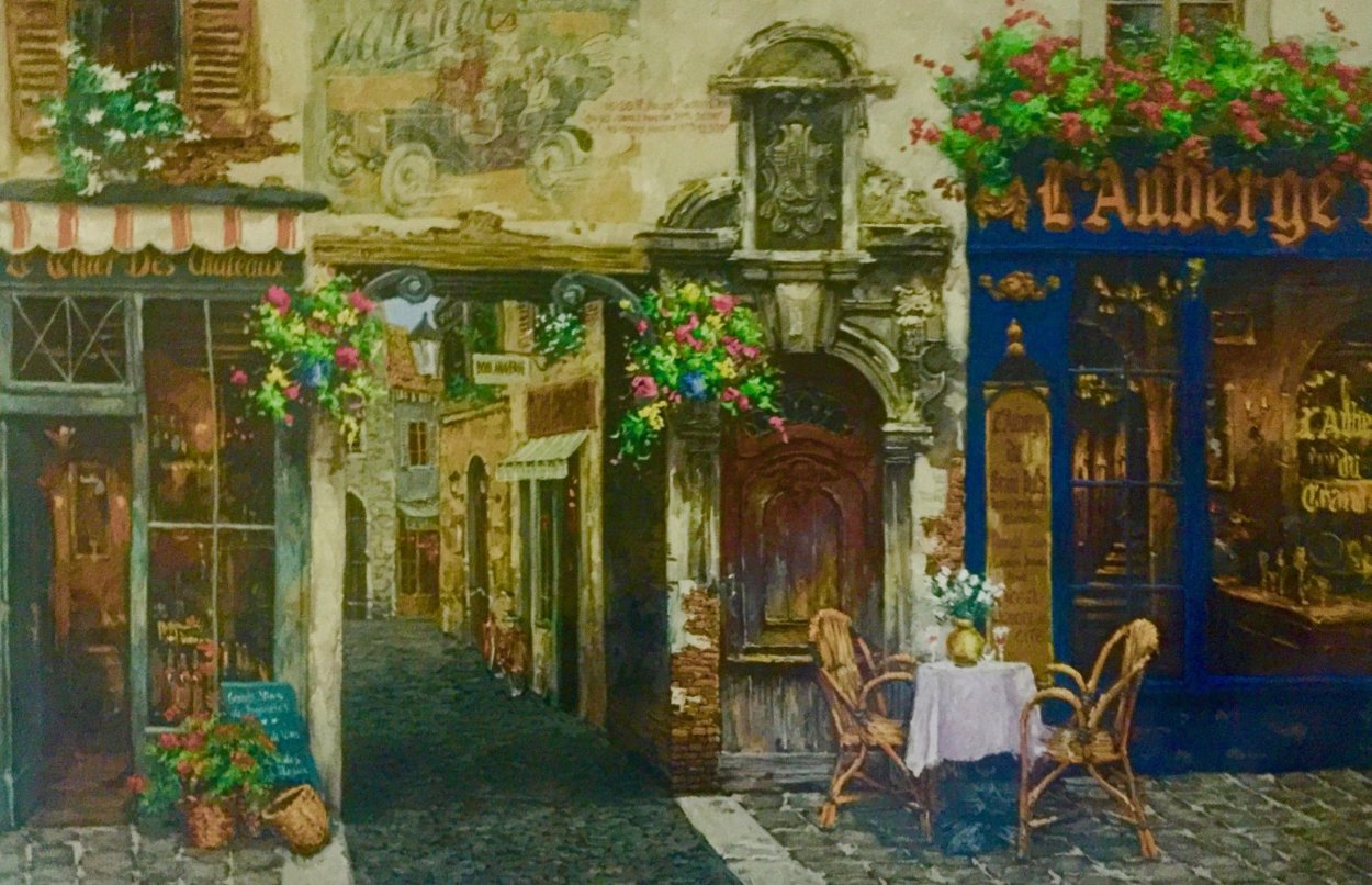 l'Auberge Limited Edition Print by Viktor Shvaiko l'Auberge Limited Edition Print by Viktor Shvaiko