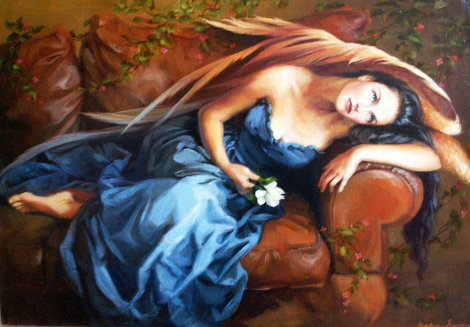 Promise 2002 31x39 Original Painting - Debra Sievers