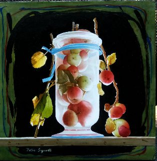 Succose Meline 2018 16x16 Original Painting - Pietro Signorelli Succose Meline 2018 16x16 Original Painting - Pietro Signorelli