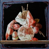 Le Prugne Rosse 2018 16x16 Original Painting by Pietro Signorelli - 0 Le Prugne Rosse 2018 16x16 Original Painting by Pietro Signorelli - 0