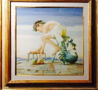 l'Innocente Stupore 2015 34x34 Original Painting by Pietro Signorelli - 3 l'Innocente Stupore 2015 34x34 Original Painting by Pietro Signorelli - 3