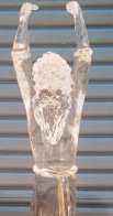 Moses Glass Sculpture Unique 60 in Sculpture by Pino Signoretto - 1 Moses Glass Sculpture Unique 60 in Sculpture by Pino Signoretto - 1