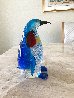 2 Penguins on Ice Unique Glass Sculptures 1980 14 in Sculpture by Pino Signoretto - 2