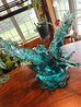 Icarus - Corning Museum Glass Sculpture 18 in Sculpture by Pino Signoretto - 4