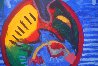 Awakening Flower Responding to Morning Glory 2011 78x59 Original Painting by Theos Sijrier - 2 Awakening Flower Responding to Morning Glory 2011 78x59 Original Painting by Theos Sijrier - 2