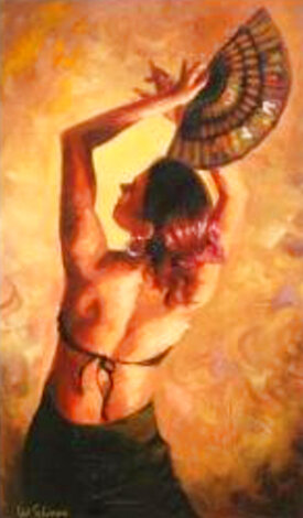 El Ventilator Embellished Giclee on Canvas Limited Edition Print - William Silvano