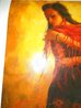 Wrapped in Red - Embellished Giclee on Canvas Limited Edition Print by William Silvano - 2