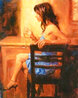 Chardonnay - Embellished Giclee on Canvas Limited Edition Print by William Silvano - 0 Chardonnay - Embellished Giclee on Canvas Limited Edition Print by William Silvano - 0