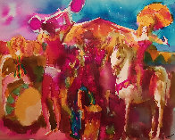Circus Watercolor 23x27 Watercolor by Nicola Simbari - 0 Circus Watercolor 23x27 Watercolor by Nicola Simbari - 0