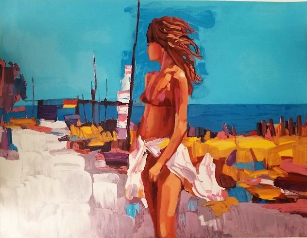 St Tropez - France Limited Edition Print by Nicola Simbari