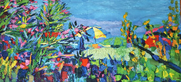 Ischia Wool Tapestry 1965 44x76 Super Huge Tapestry - Nicola Simbari Ischia Wool Tapestry 1965 44x76 Super Huge Tapestry - Nicola Simbari