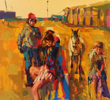 La Famille Du Cirque 1979 Limited Edition Print - Nicola Simbari La Famille Du Cirque 1979 Limited Edition Print - Nicola Simbari