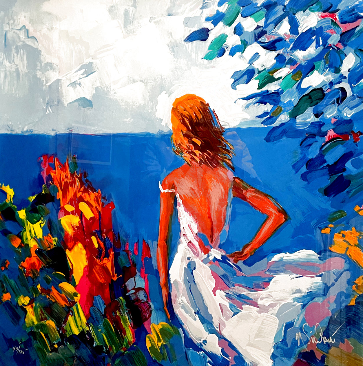 Afternoon in Capri Serigraph 25x25 by Nicola Simbari - For Sale on Art ...