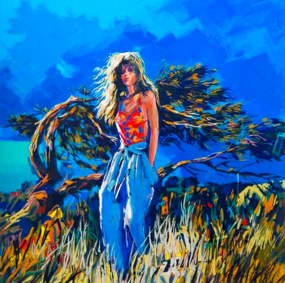La Plage 1998 Limited Edition Serigraph by Nicola Simbari - For Sale on ...