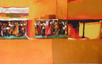Fiddler on the Roof Wool Tapestry 43x75 Limited Edition Print - Nicola Simbari Fiddler on the Roof Wool Tapestry 43x75 Limited Edition Print - Nicola Simbari
