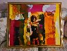 Danseuse Du Crazy 1972 32x39 - Huge Original Painting by Nicola Simbari - 1