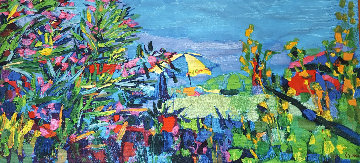 Ischia Wool Tapestry 44x76 Huge Tapestry - Nicola Simbari Ischia Wool Tapestry 44x76 Huge Tapestry - Nicola Simbari