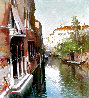 Venice at Morning 24x20 - Italy Original Painting by Claudio Simonetti - 0