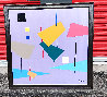Untitled Abstract 1987 42x42 - Huge Original Painting by Frank Sinatra - 2