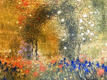 Flower Garden 39x48 Huge Works on Paper (not prints) - Greg Singley Flower Garden 39x48 Huge Works on Paper (not prints) - Greg Singley