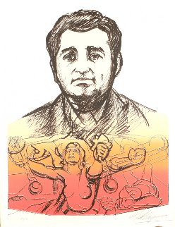 Heroic Voice 1970 Ruben Salazar Limited Edition Print - David Alfaro Siqueiros Heroic Voice 1970 Ruben Salazar Limited Edition Print - David Alfaro Siqueiros