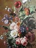Bouquet of Flowers on Wood 2014 33x25 Original Painting by Gyula Siska - 3