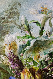 Bouquet of Flowers 2016 47x39 Original Painting - Gyula Siska Bouquet of Flowers 2016 47x39 Original Painting - Gyula Siska