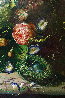 Bouquet of Flowers 39x33 Huge Original Painting by Gyula Siska - 8