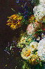 Bouquet of Flowers 39x33 Huge Original Painting by Gyula Siska - 4