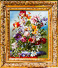 Lush Bouquet 2001 27x23 Original Painting by Gyula Siska - 1