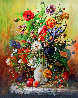 Flowers 33x41 - Huge Original Painting by Gyula Siska - 0