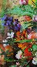 Flowers 33x41 - Huge Original Painting by Gyula Siska - 7