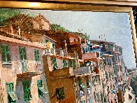 Cinqueterre 1984 52x64 Super Huge Original Painting by Jaro Slavko - 3 Cinqueterre 1984 52x64 Super Huge Original Painting by Jaro Slavko - 3