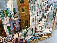 Cinqueterre 1984 52x64 Super Huge Original Painting by Jaro Slavko - 5 Cinqueterre 1984 52x64 Super Huge Original Painting by Jaro Slavko - 5