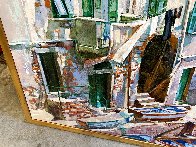 Cinqueterre 1984 52x64 Super Huge Original Painting by Jaro Slavko - 6 Cinqueterre 1984 52x64 Super Huge Original Painting by Jaro Slavko - 6