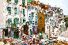 Cinqueterre 1984 52x64 Huge - Italy Original Painting by Jaro Slavko - 0