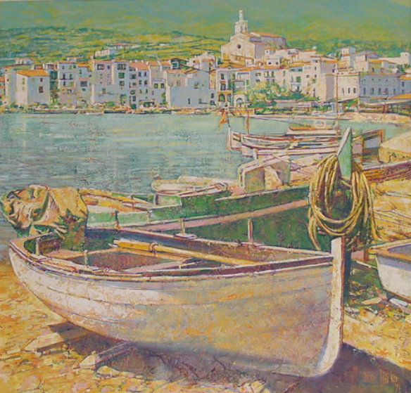 Cadaques Home Of Salvador Dali 52x52 1990 By Jaro Slavko