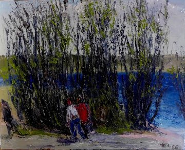 Untitled Painting 1986 31x39 Original Painting - Anatoly Slepyshev Untitled Painting 1986 31x39 Original Painting - Anatoly Slepyshev