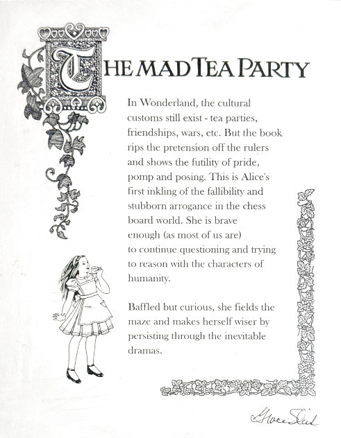 Mad Tea Party Limited Edition Print by Grace Slick