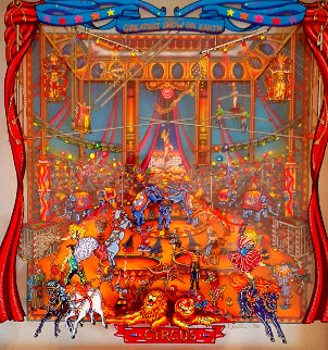 Greatest Show 1998 26x25 3-D 26x25 Original Painting - Susannah MacDonald Greatest Show 1998 26x25 3-D 26x25 Original Painting - Susannah MacDonald