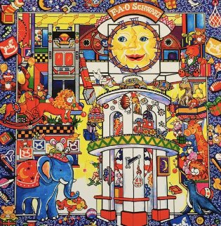 Fao Schwarz 1998 Embellished Limited Edition Print - Susannah MacDonald Fao Schwarz 1998 Embellished Limited Edition Print - Susannah MacDonald