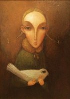 Sheltered 2002 38x40 Super Huge Original Painting by Sergey Smirnov - 0 Sheltered 2002 38x40 Super Huge Original Painting by Sergey Smirnov - 0