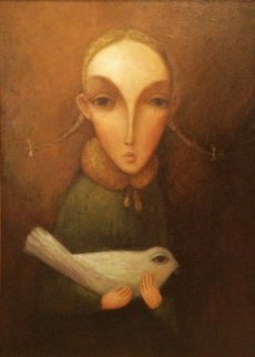 Sheltered 2002 38x40 Super Huge Original Painting - Sergey Smirnov Sheltered 2002 38x40 Super Huge Original Painting - Sergey Smirnov