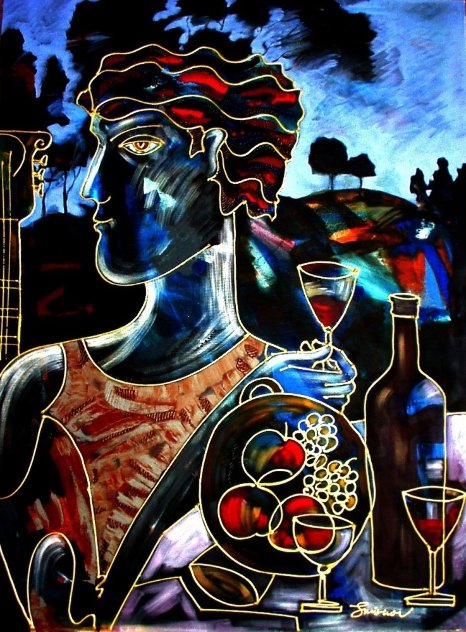Glass of Wine 2012 Limited Edition Print by Igor Smirnov