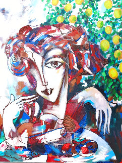 Lime Tree 2019 28x22 Original Painting - Igor Smirnov Lime Tree 2019 28x22 Original Painting - Igor Smirnov